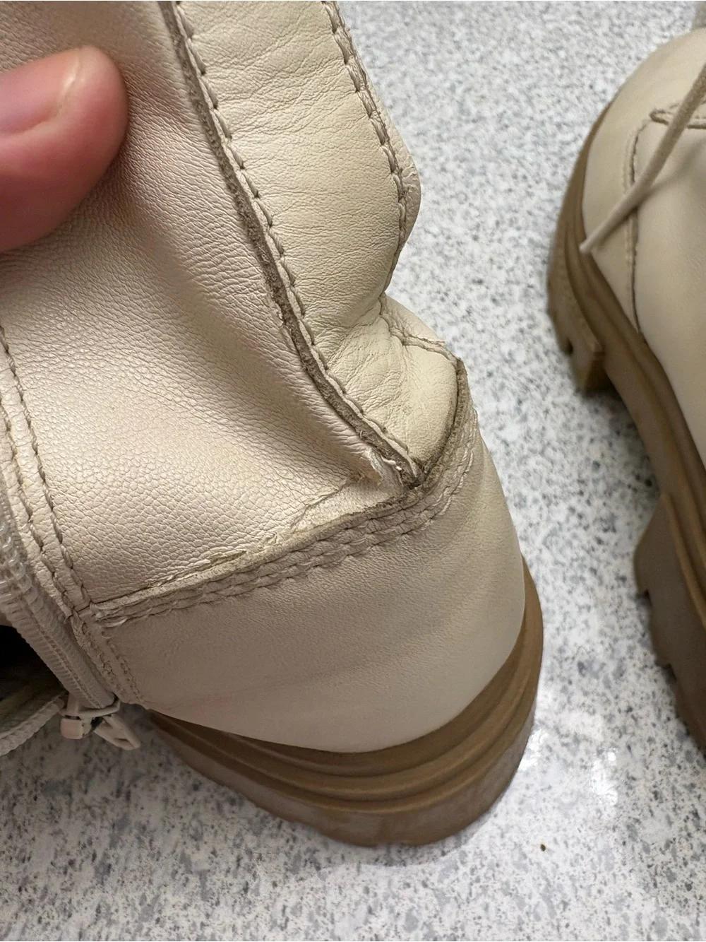 Aldo Kids Tan Lug-Sole Boots